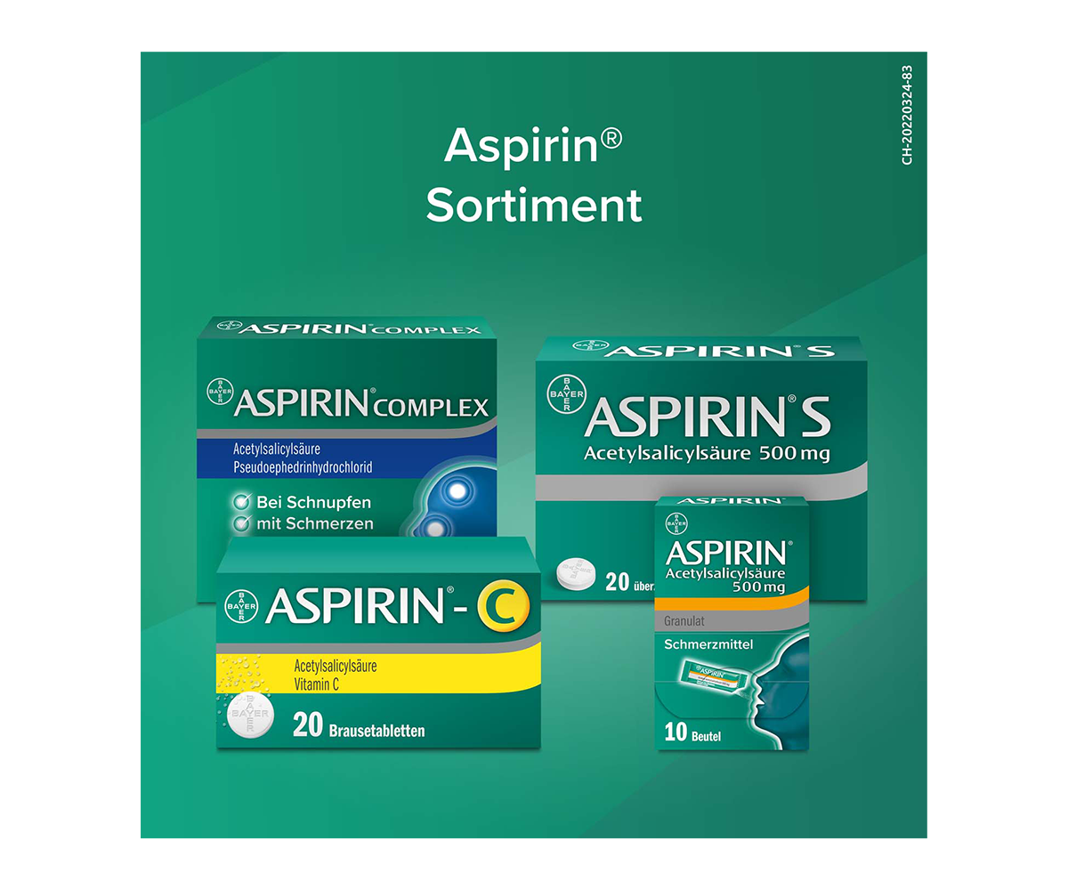 Aspirin Sortiment 