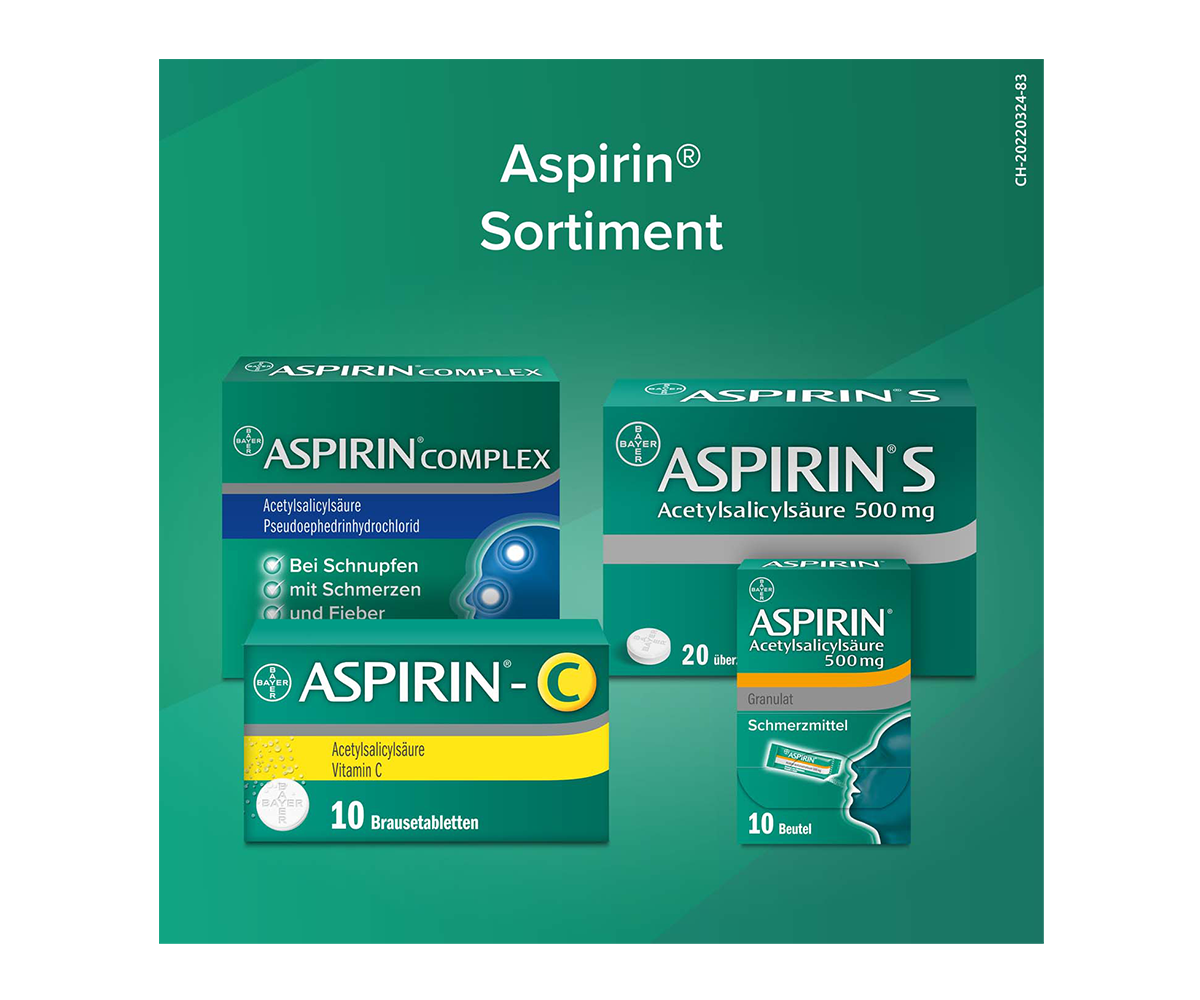 Aspirin Sortiment