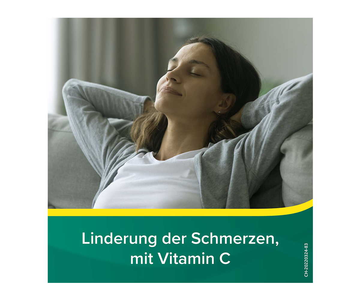 Linderung der Schmerzen mit Vitamin C