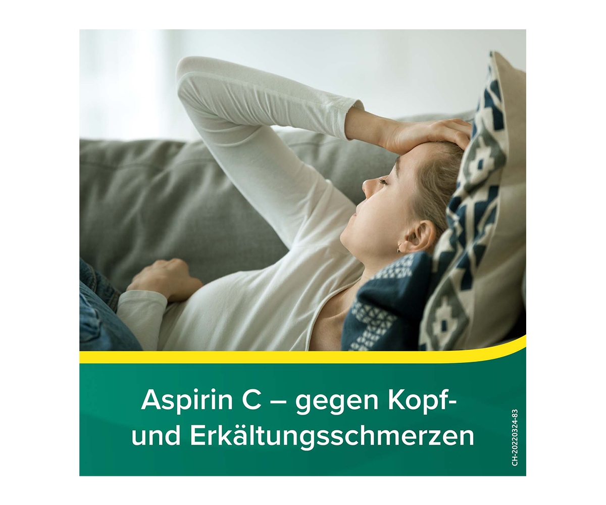 Aspirin C - gegen Kopf- und Erkältungsschmerzen 
