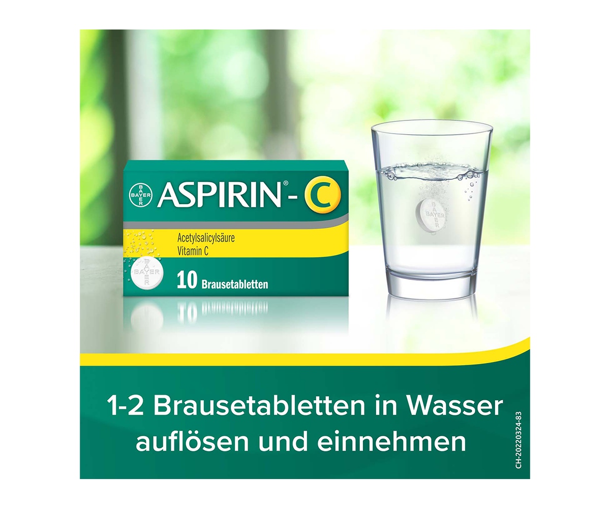 1-2 Brausetabletten in Wasser auflösen und einnehmen