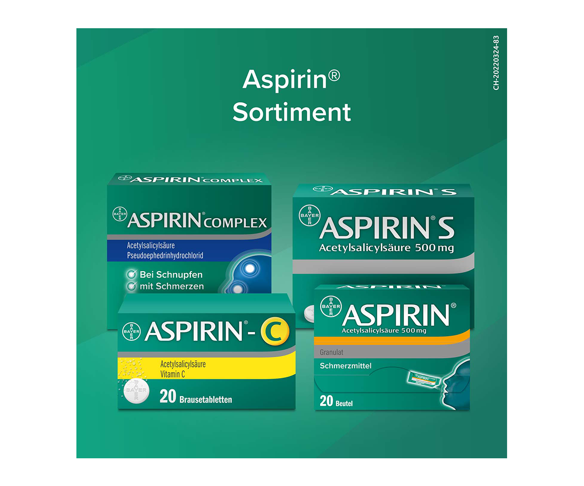 Aspirin Sortiment