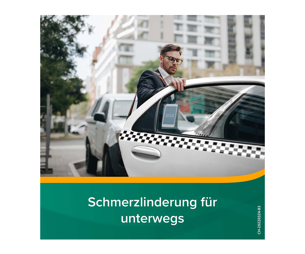Schmerzlinderung für unterwegs