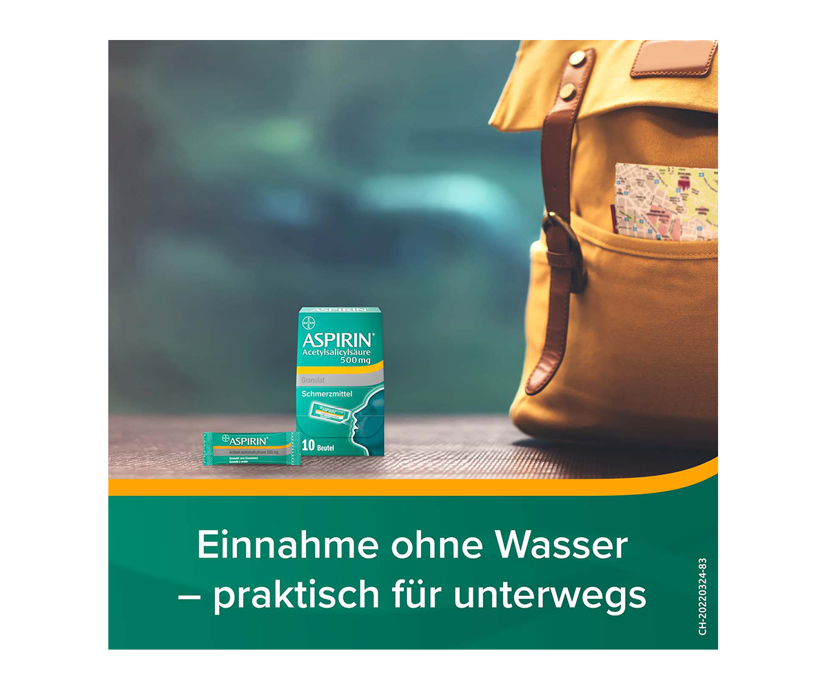 Einnahme ohne Wasser - praktisch für unterwegs