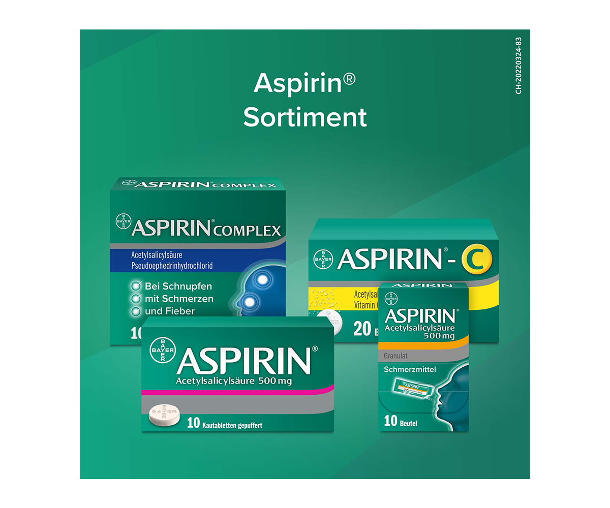 Aspirin Sortiment