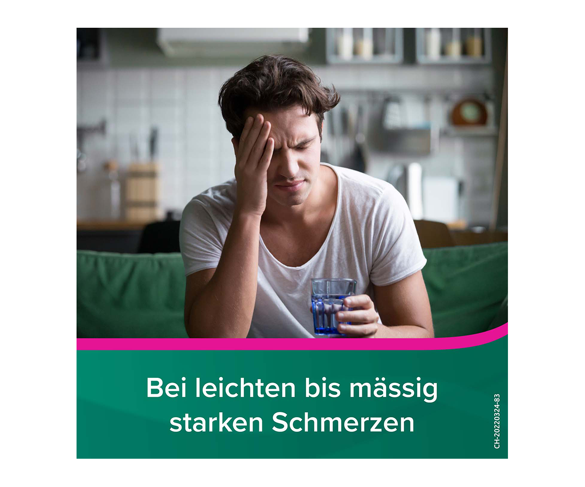 Bei leichten bis mässig straken Schmerzen 