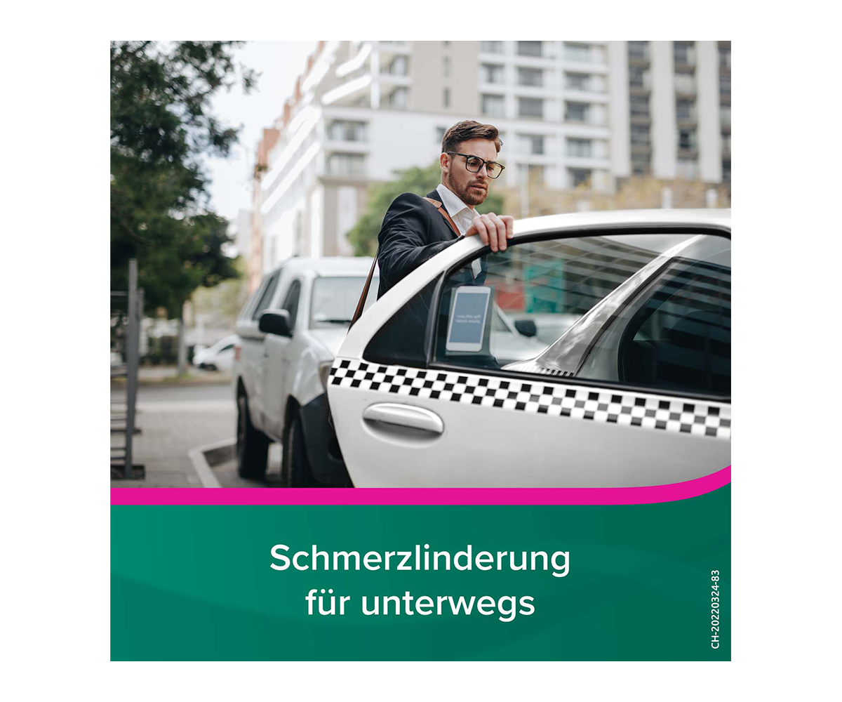 Schmerzlinderung für unterwegs