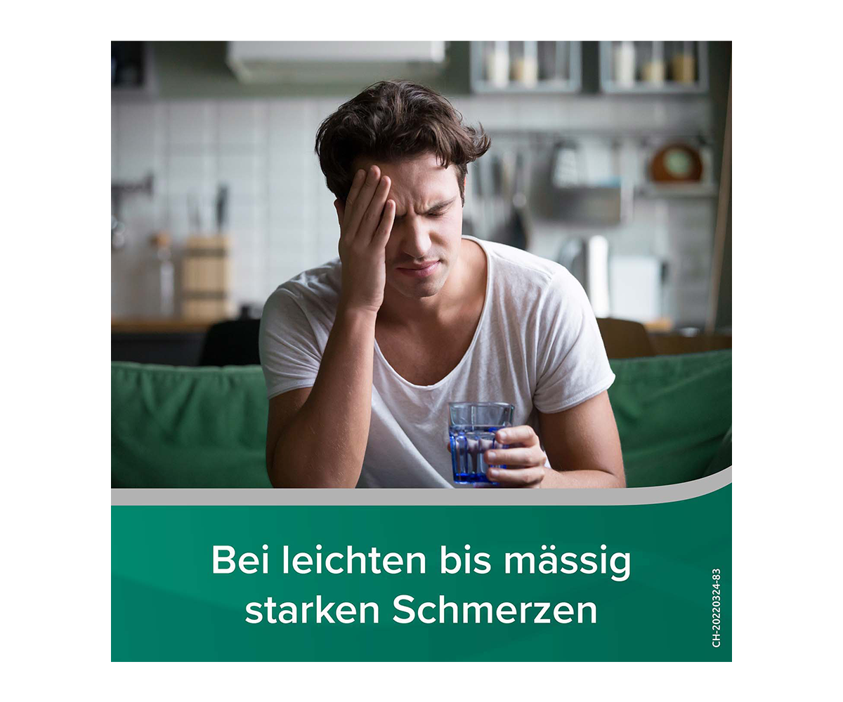Bei leichten bis mässig starken Schmerzen 