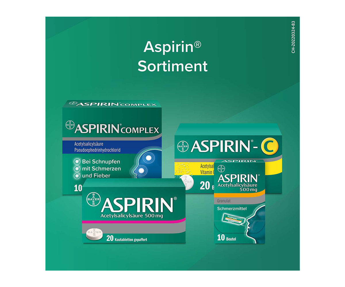 Aspirin Sortiment 