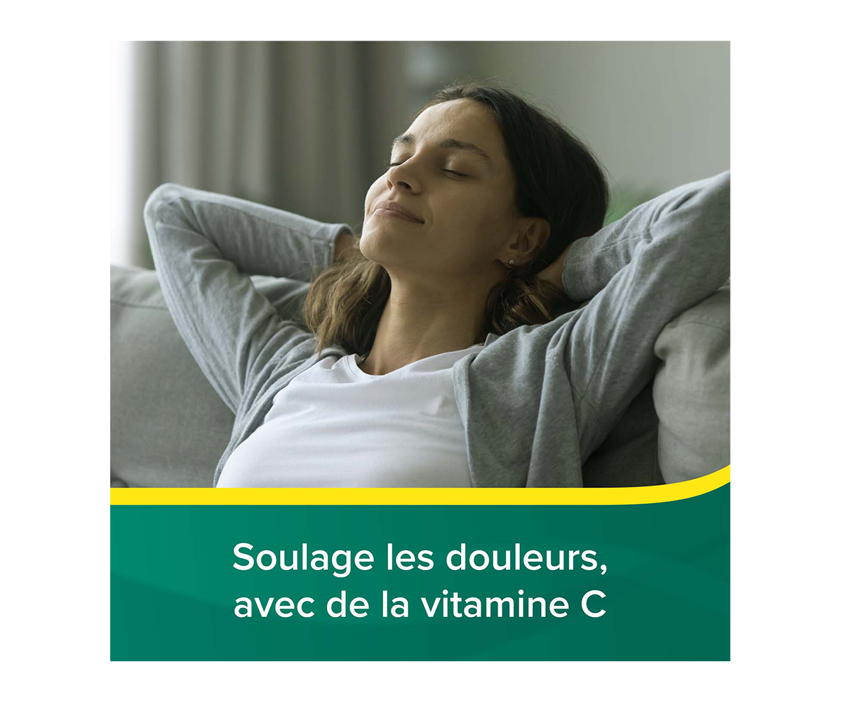 Soulage les douleurs, avec de la vitamine C