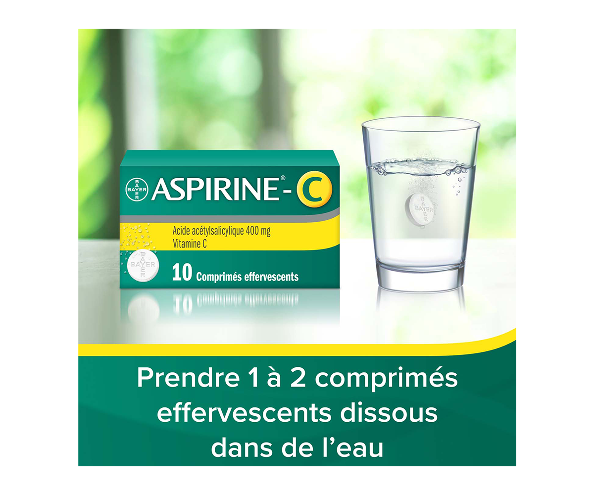 Prendre 1 a 2 comprimes effervescents dissous dans de l`eau