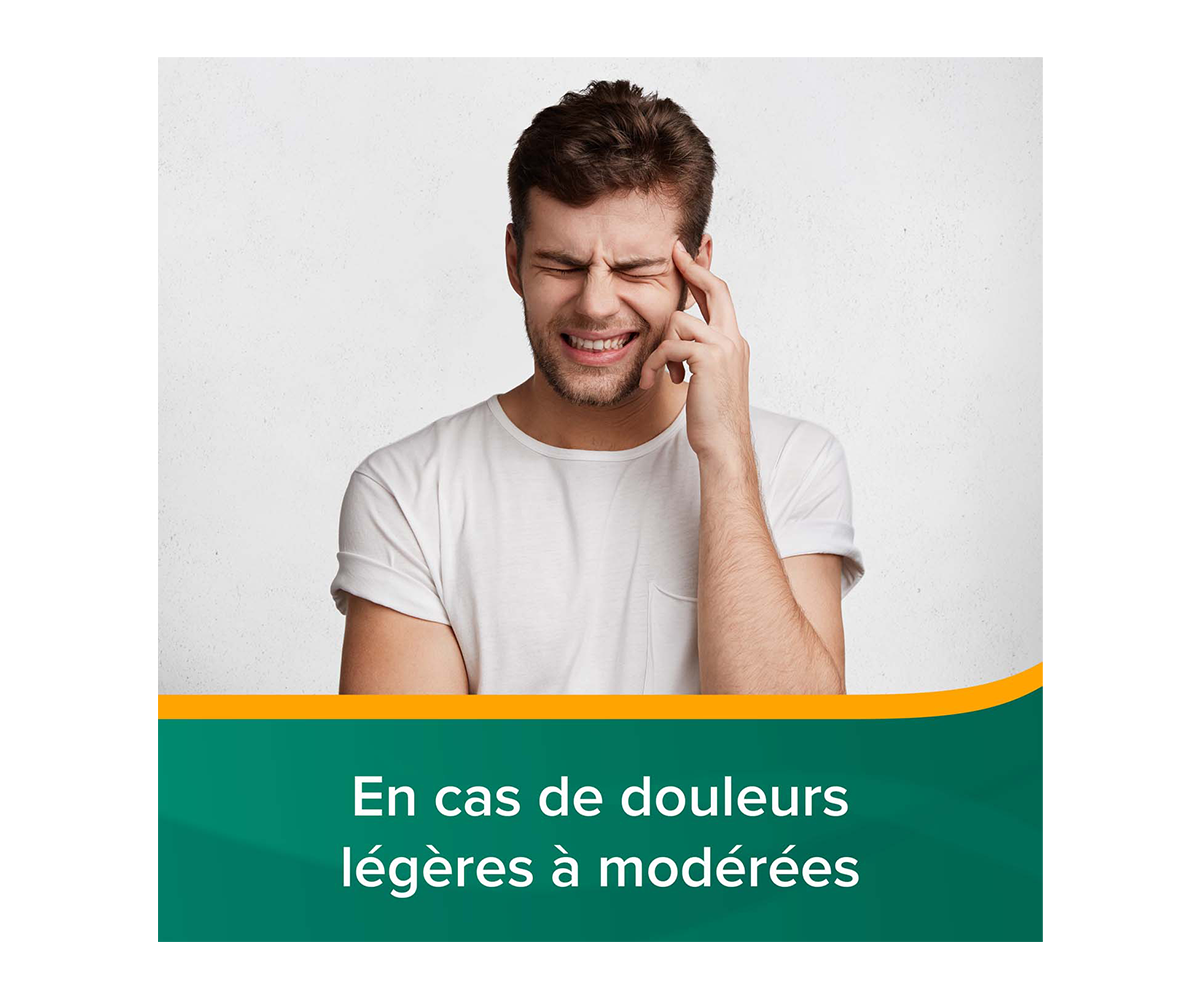 En cas de douleurs legeres a moderees
