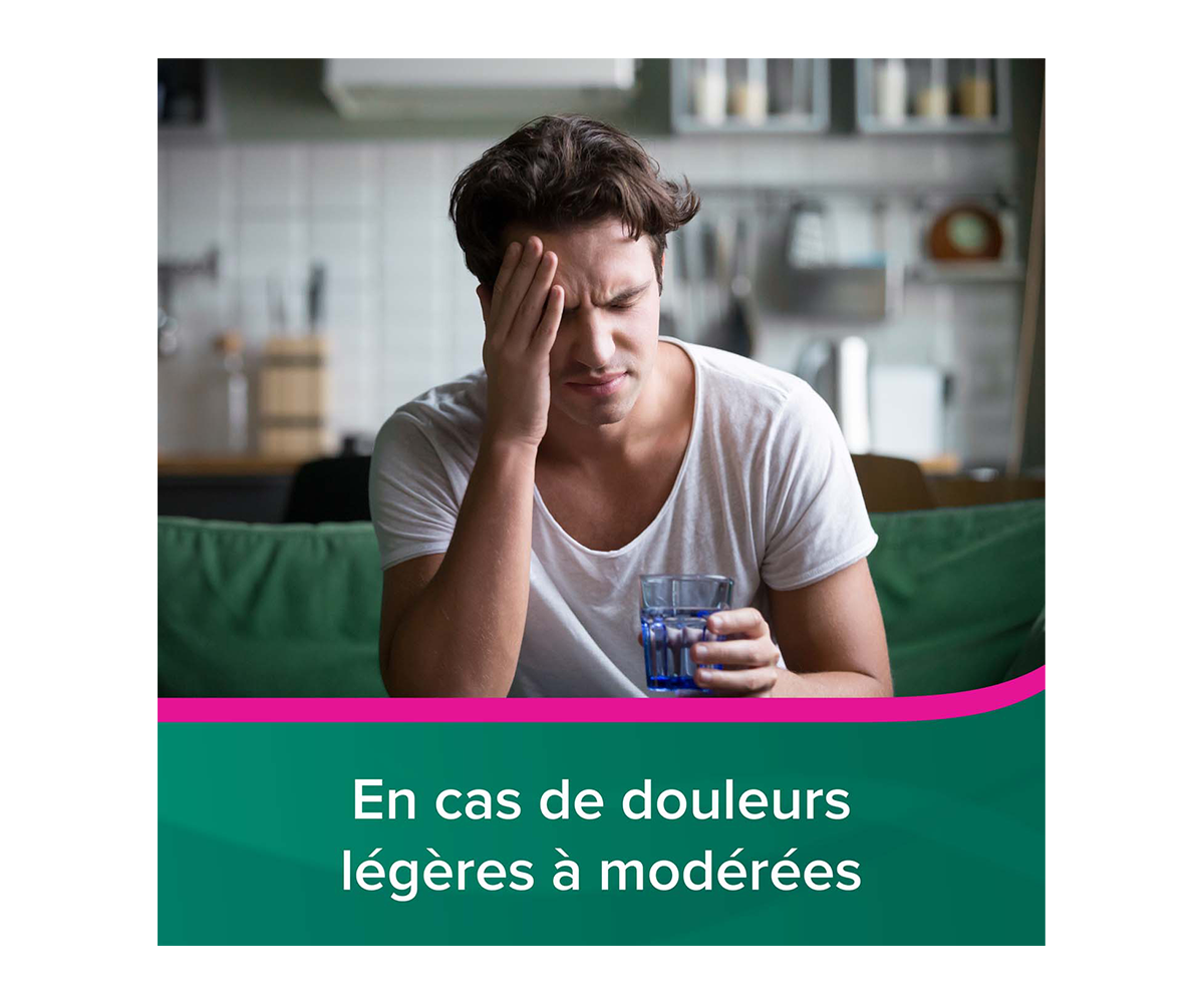 En cas de douleurs legeres a moderees