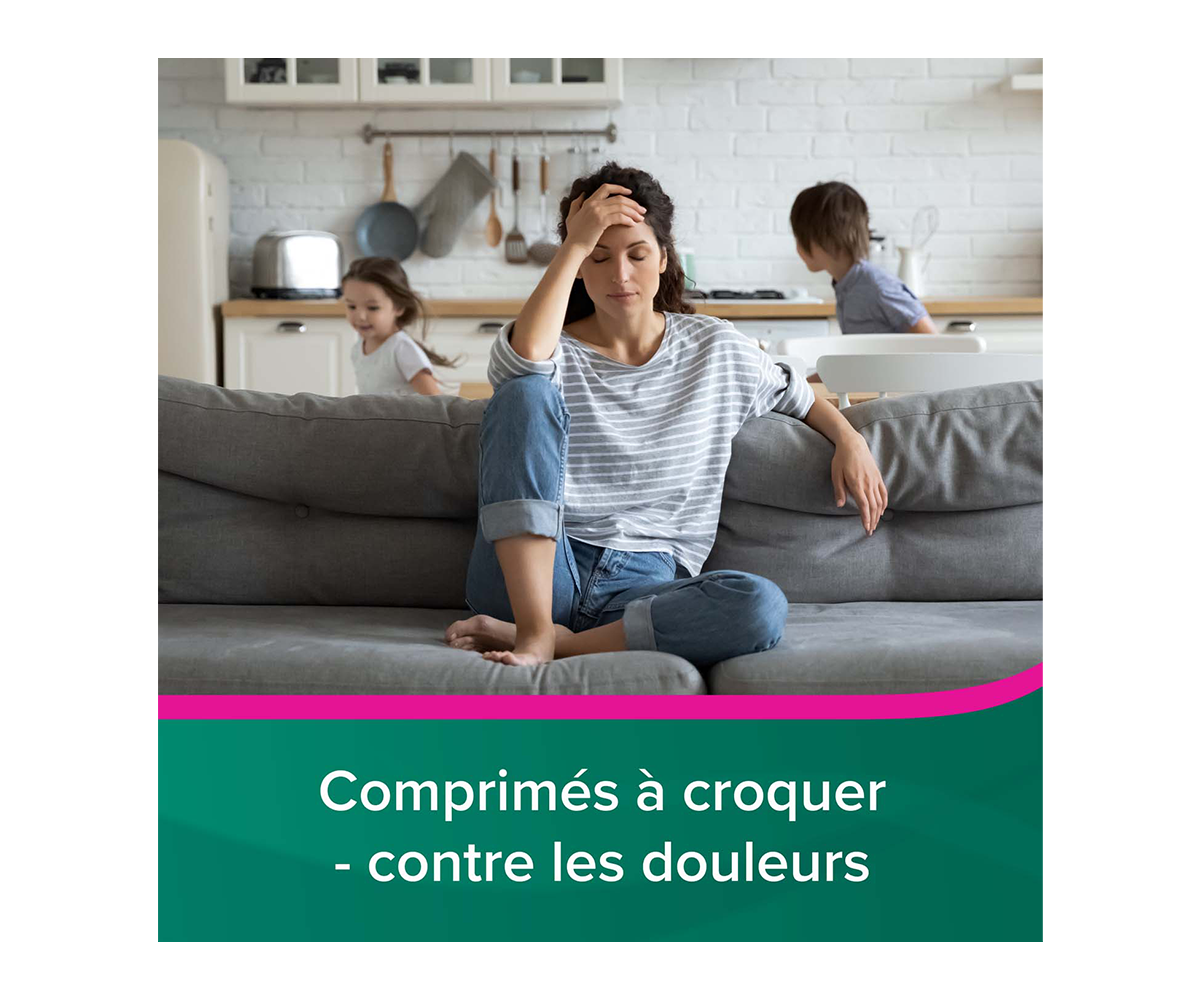 Comprimes a croquer - contre les douleurs