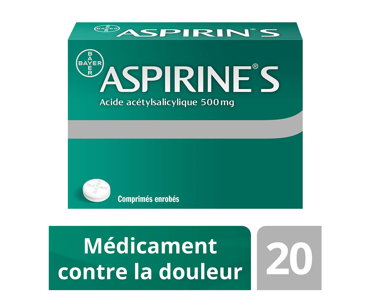 Emballage Aspirine S: Medicament contre la douleur