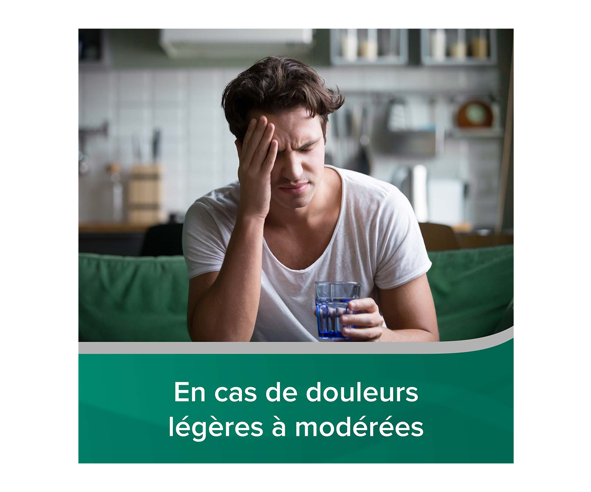 En cas de douleurs legeres a moderees