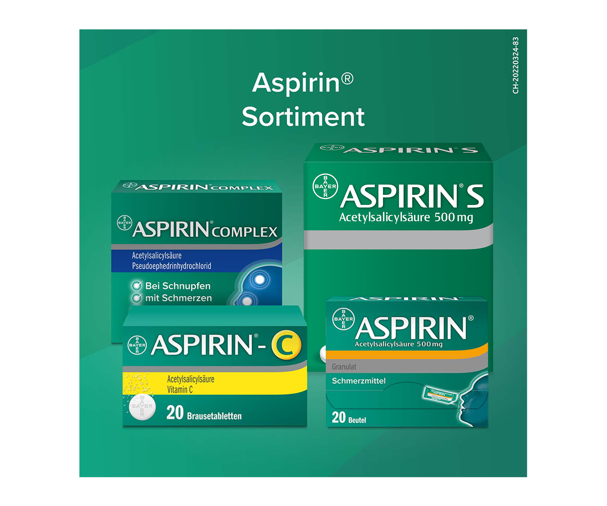 Aspirin Sortiment